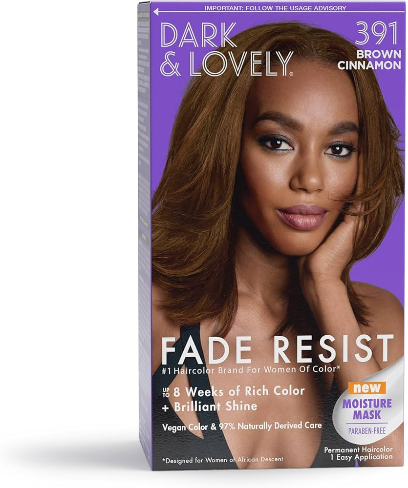 SoftSheen-Carson Dark and Lovely Fade Resist Rich Conditioning Color, Brown Cinnamon 391 | Amazon (US)
