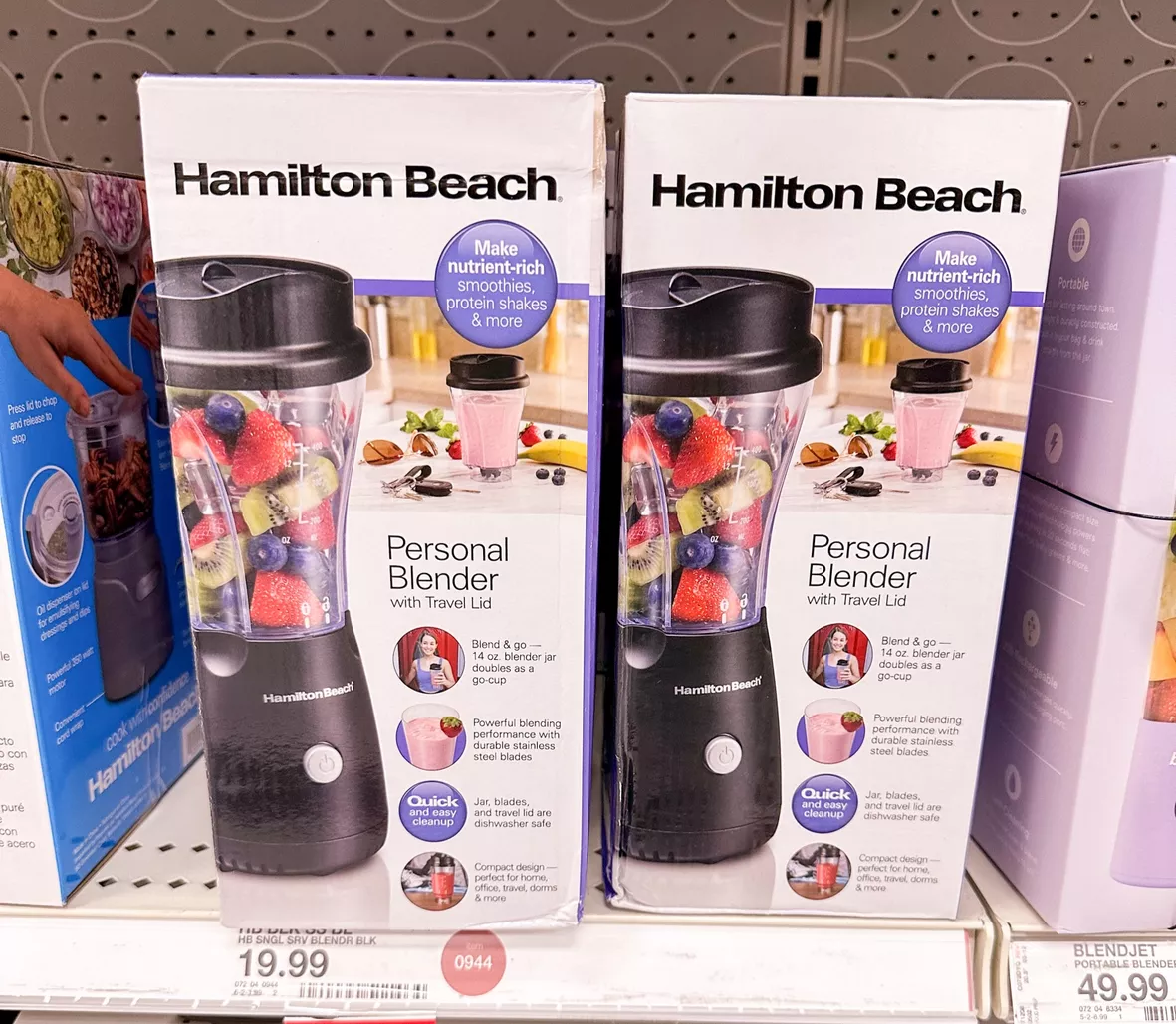 Hamilton Beach Personal Creations Single-Serve Blender With Travel Lid