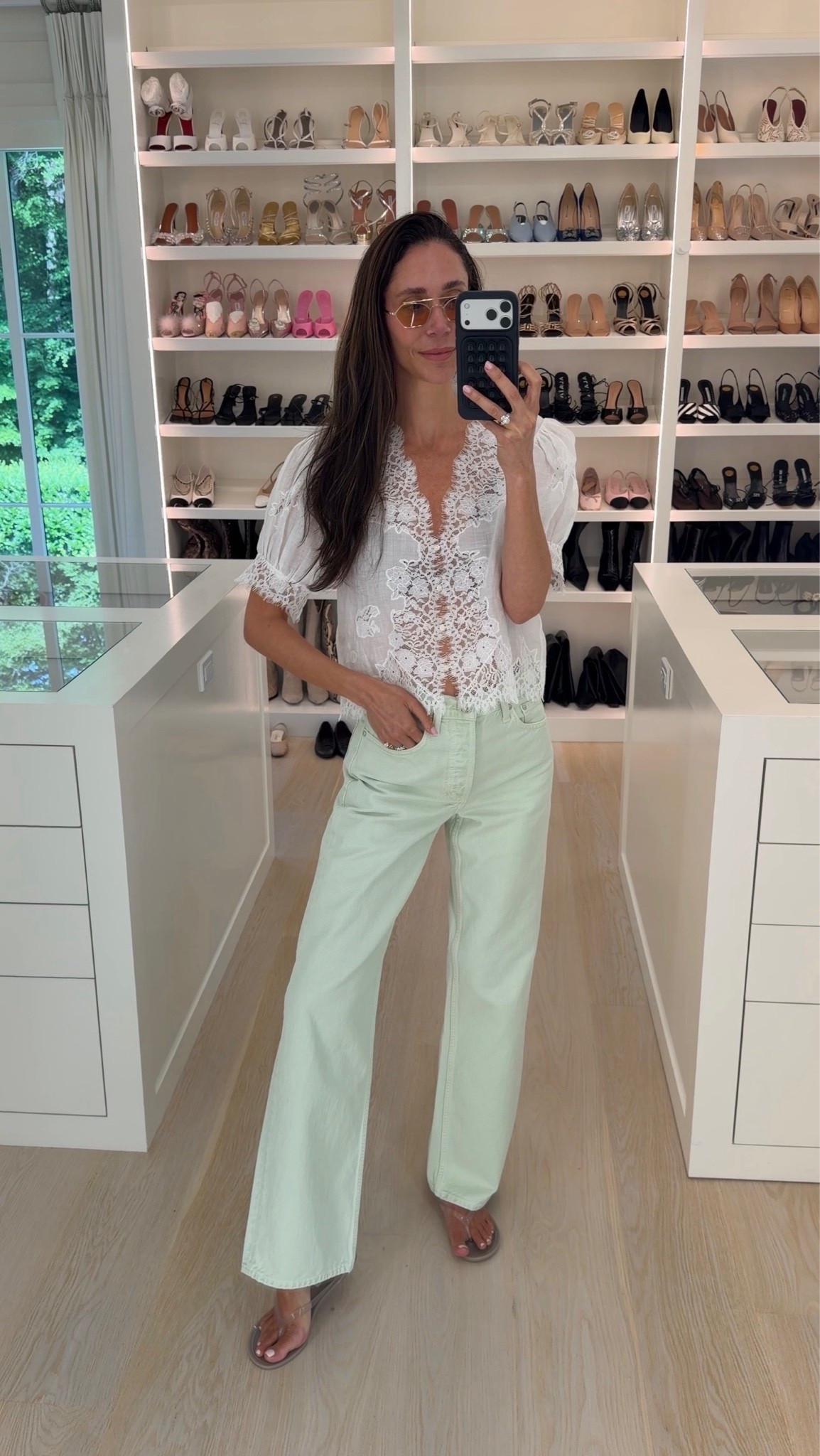 Today’s summer look ☁️🩵

#LTKootd #LTKgrwm #LTKmomlife