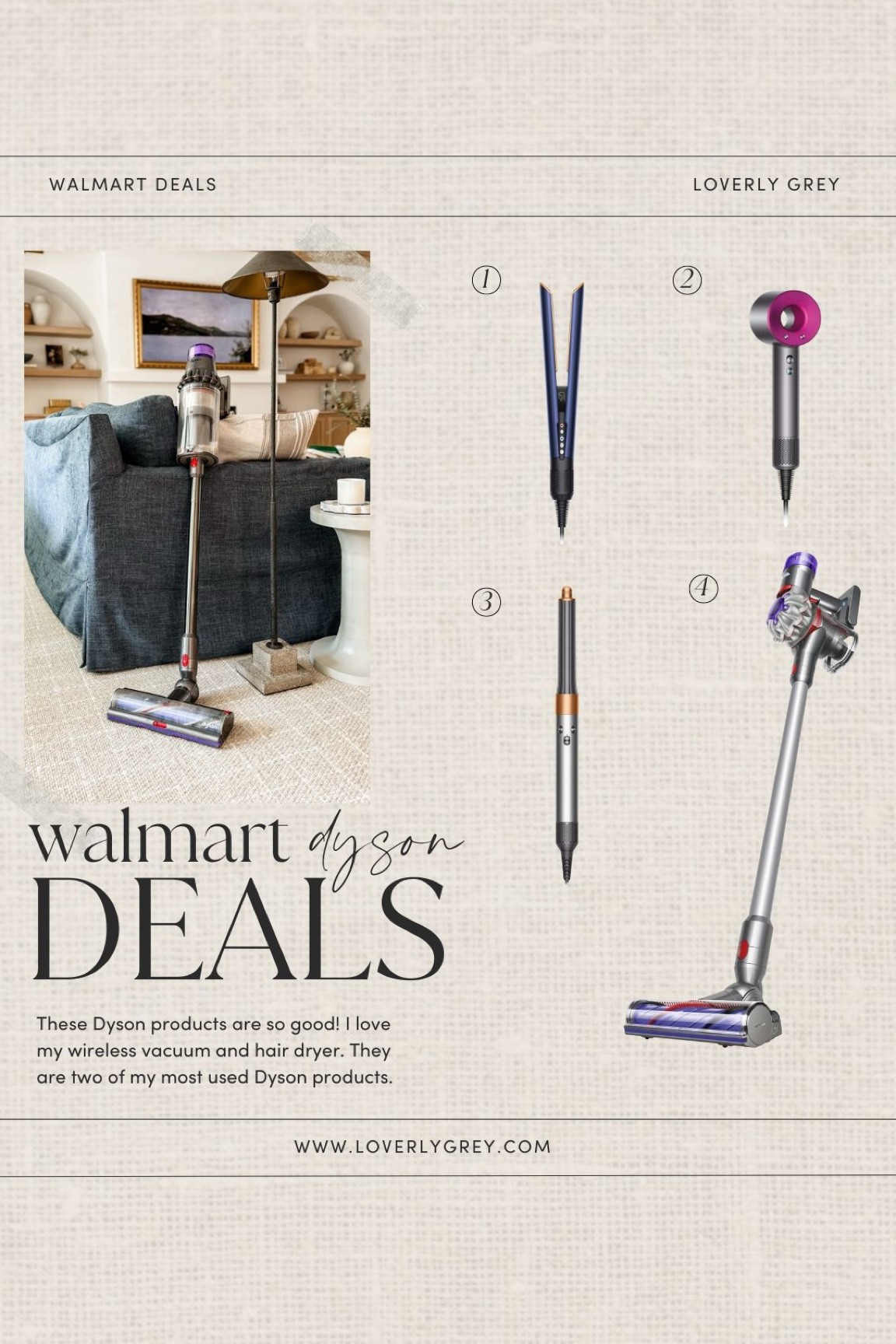 Walmart Dyson deals! I love our cordless Dyson and my hairdryer. These would also be a great gift option. Loverly Grey, Walmart deals

#LTKSaleAlert #LTKSeasonal #LTKHome
