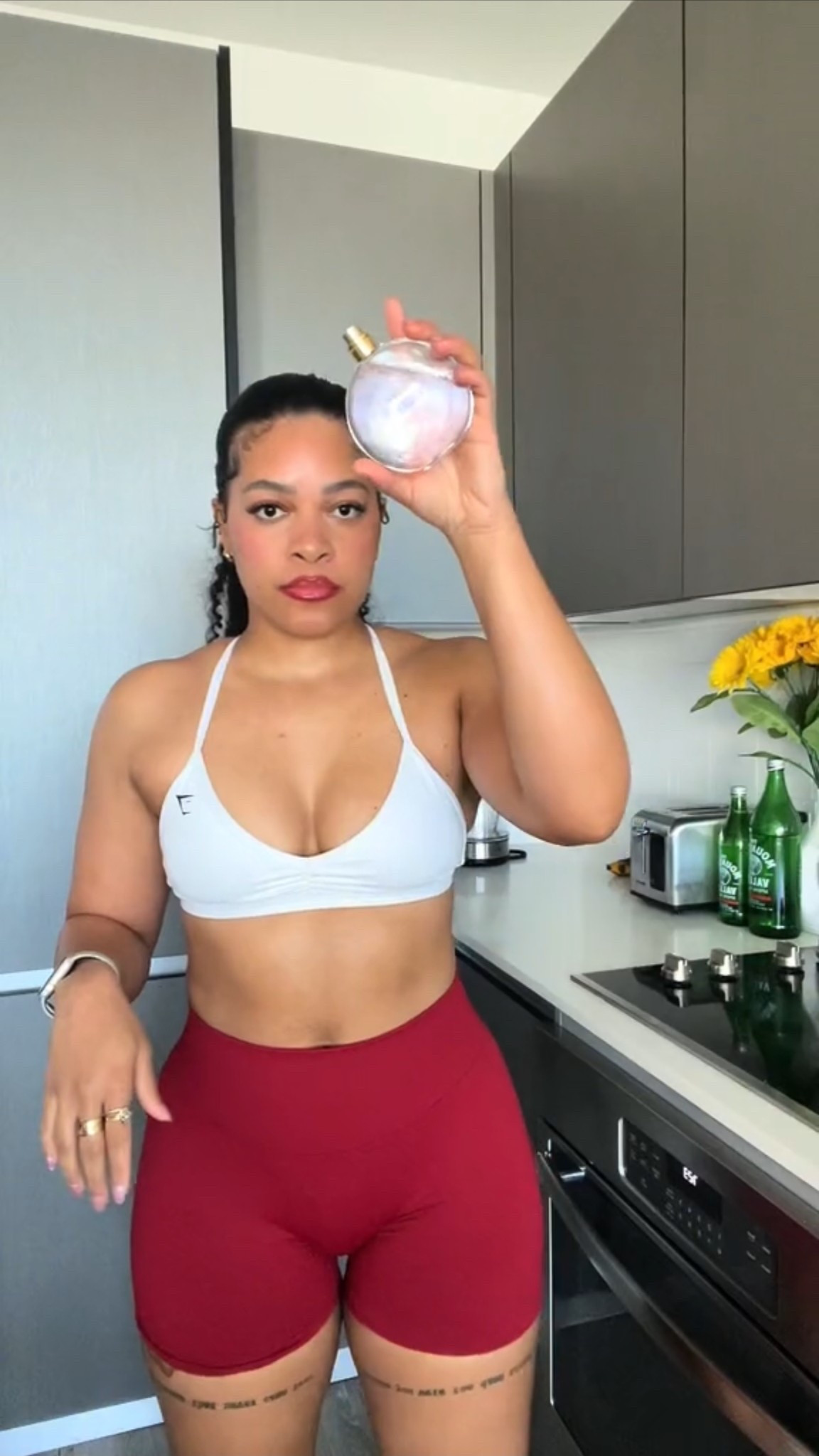 Bra small
Shorts medium 