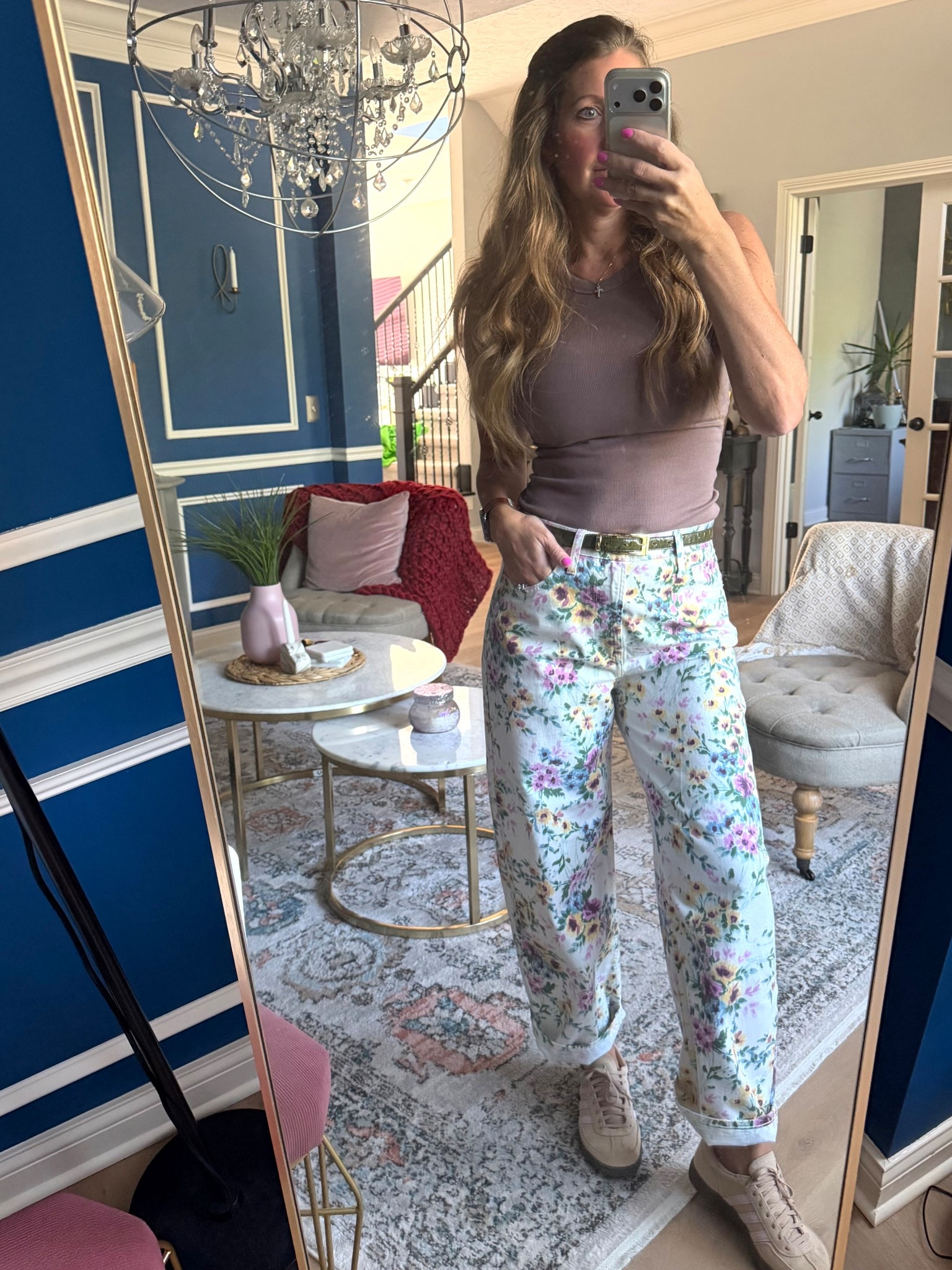 These floral jeans are the perfect addition to your wardrobe for spring 

#LTKMothersDay #LTKSaleAlert #LTKootd