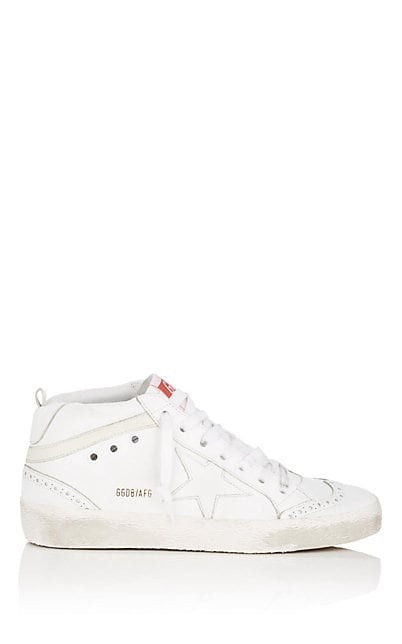 Golden Goose Women's Mid Star Suede Sneakers | Barneys New York | Barneys New York (Global)