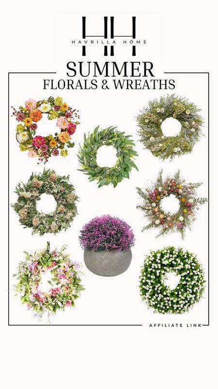 Summer florals and wreaths, summer florals, summer porch, outdoor living, target, Walmart, summer porch, outdoor porch. Follow @havrillahome on Instagram and Pinterest for more home decor inspiration, diy and affordable finds Holiday, christmas decor, home decor, living room, Candles, wreath, faux wreath, walmart, Target new arrivals, winter decor, spring decor, fall finds, studio mcgee x target, hearth and hand, magnolia, holiday decor, dining room decor, living room decor, affordable, affordable home decor, amazon, target, weekend deals, sale, on sale, pottery barn, kirklands, faux florals, rugs, furniture, couches, nightstands, end tables, lamps, art, wall art, etsy, pillows, blankets, bedding, throw pillows, look for less, floor mirror, kids decor, kids rooms, nursery decor, bar stools, counter stools, vase, pottery, budget, budget friendly, coffee table, dining chairs, cane, rattan, wood, white wash, amazon home, arch, bass hardware, vintage, new arrivals, back in stock, washable rug

#LTKSeasonal #LTKHome #LTKFindsUnder100