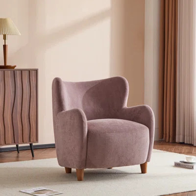 Reshami Wing Back Fabric Upholstered Accent Chair | Wayfair North America