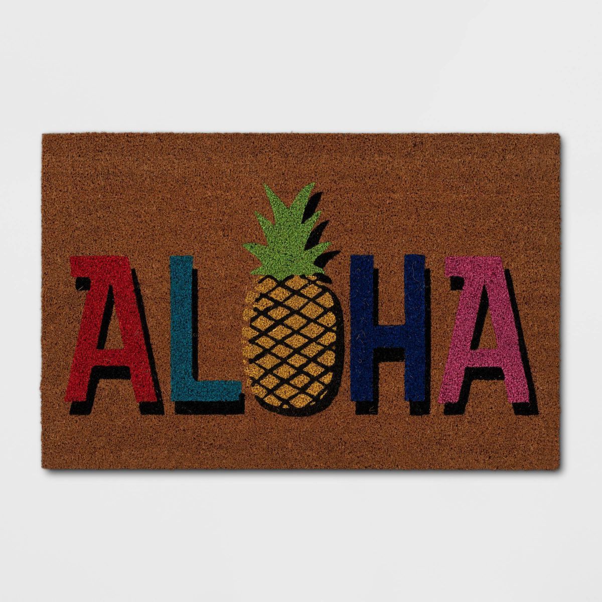 1'6"x2'6" 'Aloha' Pineapple Doormat - Sun Squad™ | Target