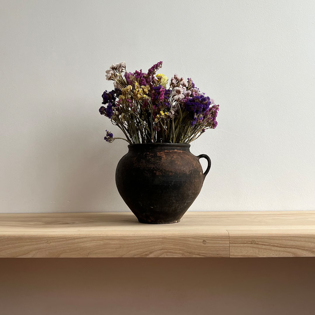 Antique Black Clay Pot Old Black Vessel Ukrainian Pottery - Etsy | Etsy (US)