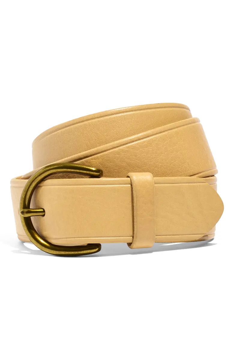 Medium Perfect Leather Belt | Nordstrom
