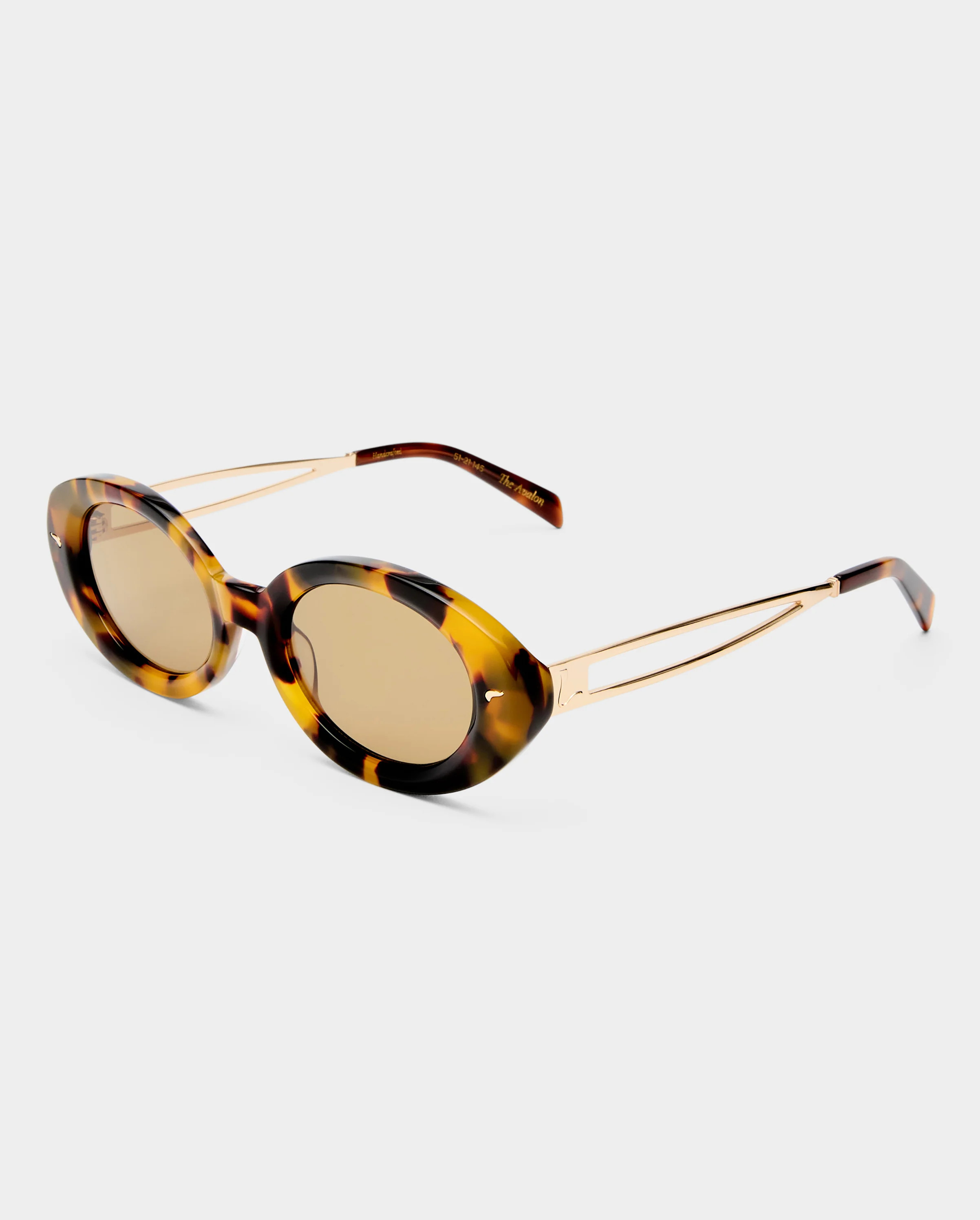 The Avalon Tort Female Oval Sunglasses | Luv Lou | Luv Lou
