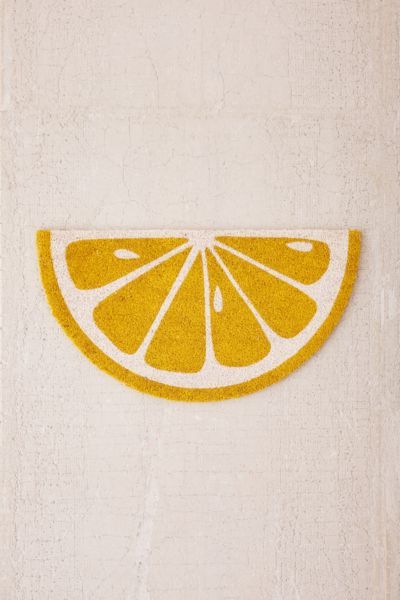 Sunnylife Lemon Doormat | Urban Outfitters (US and RoW)
