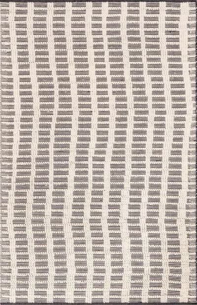 Ivory Parker Check Textured 8' x 10' Area Rug | Rugs USA