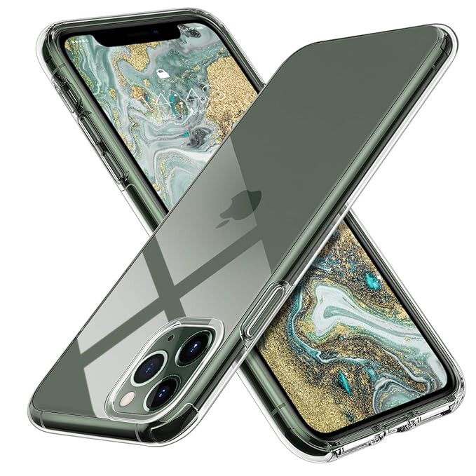 MILPROX iPhone 11 Pro Max Case, Crystal Clear Thin Slim Shell Anti-Yellow Anti-Slippery Shockproo... | Amazon (US)