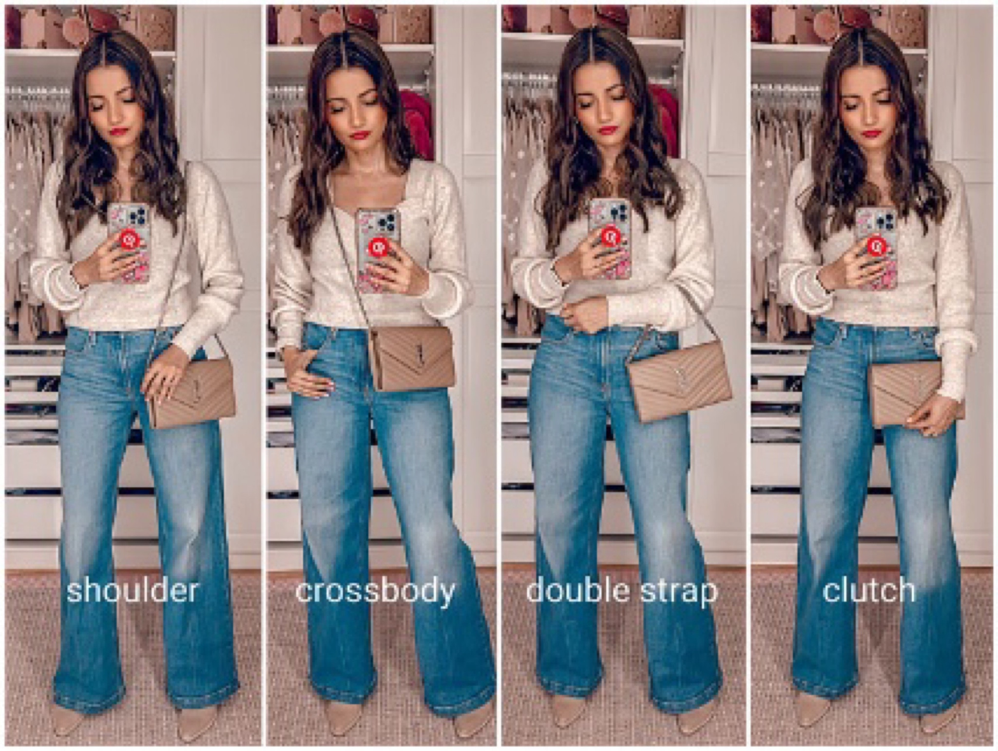 Styling the YSL SAINT LAURENT CASSANDRE MATELASSE CHAIN WALLET as a shoulder bag, crossbody and clutch 

#LTKstyletip #LTKitbag #LTKFind