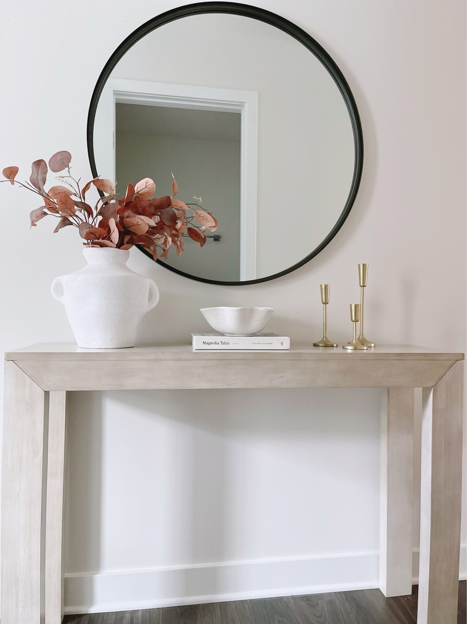 Neutral Fall Console table styling 

#LTKhome