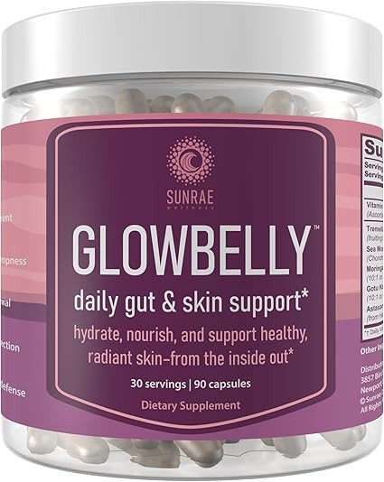Glowing Skin Supplement with Gotu Kola, Moringa, Sea Moss, Astaxanthin & Tremella Mushroom – fo... | Amazon (US)
