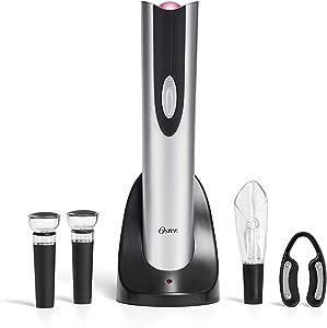 Oster Electric Wine Opener, Foil Cutter, Wine Pourer and Vacuum Wine Stoppers with CorkScrew and ... | Amazon (US)