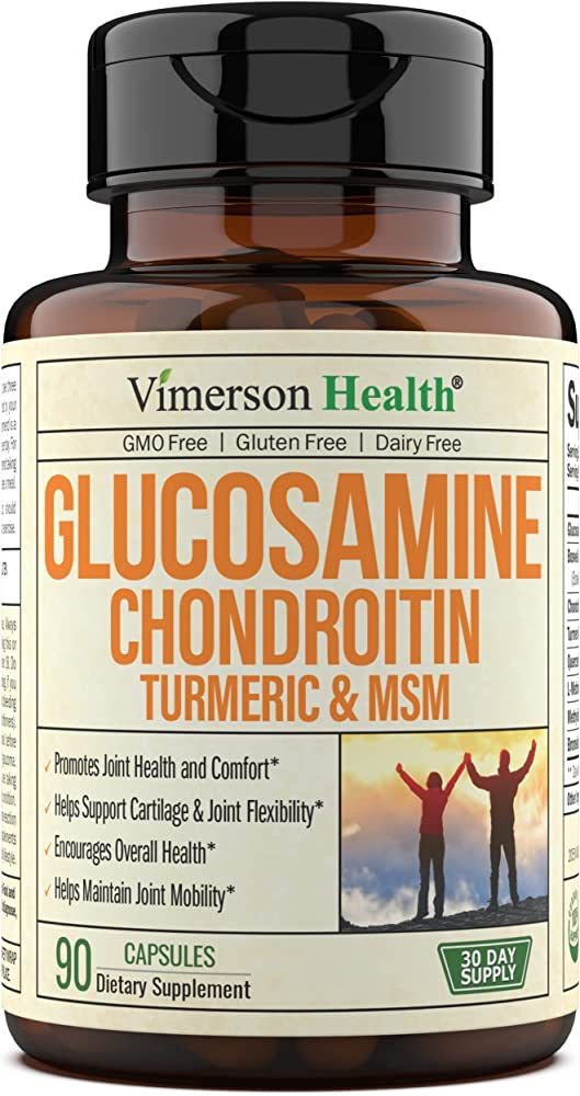 Glucosamine Chondroitin MSM Turmeric Boswellia - Joint Support Supplement. Antioxidant Properties... | Amazon (US)