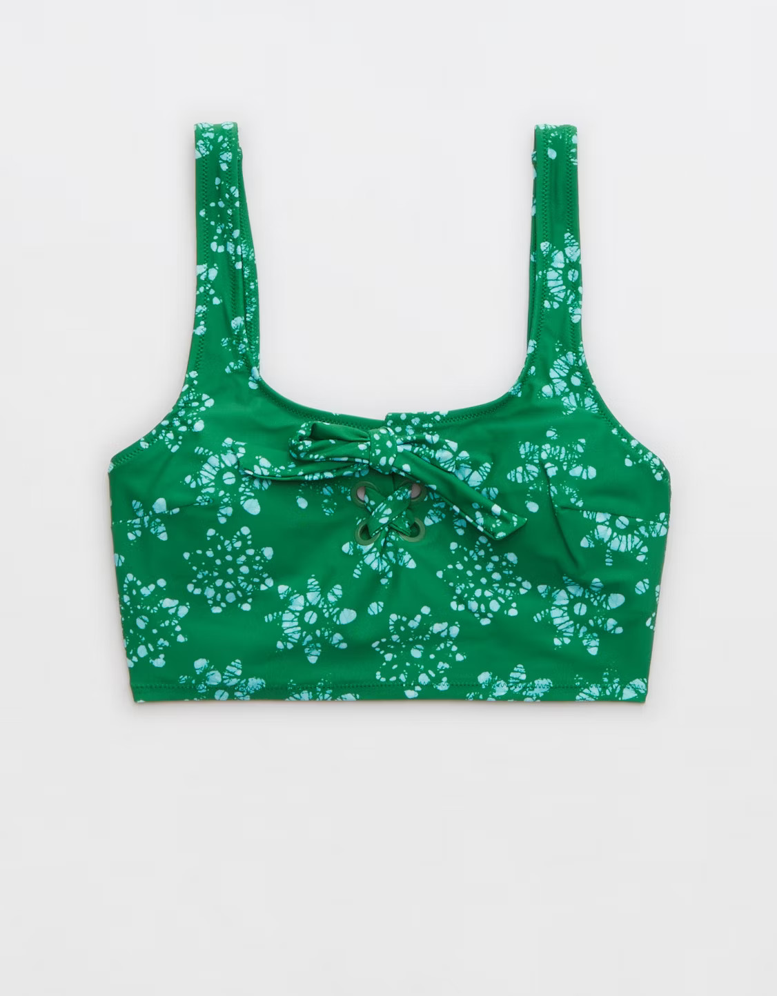 Aerie Grommet Longline Scoop Bikini Top | American Eagle Outfitters (US & CA)