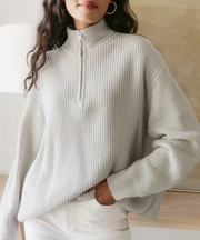 Cashmere Half Zip | Jenni Kayne