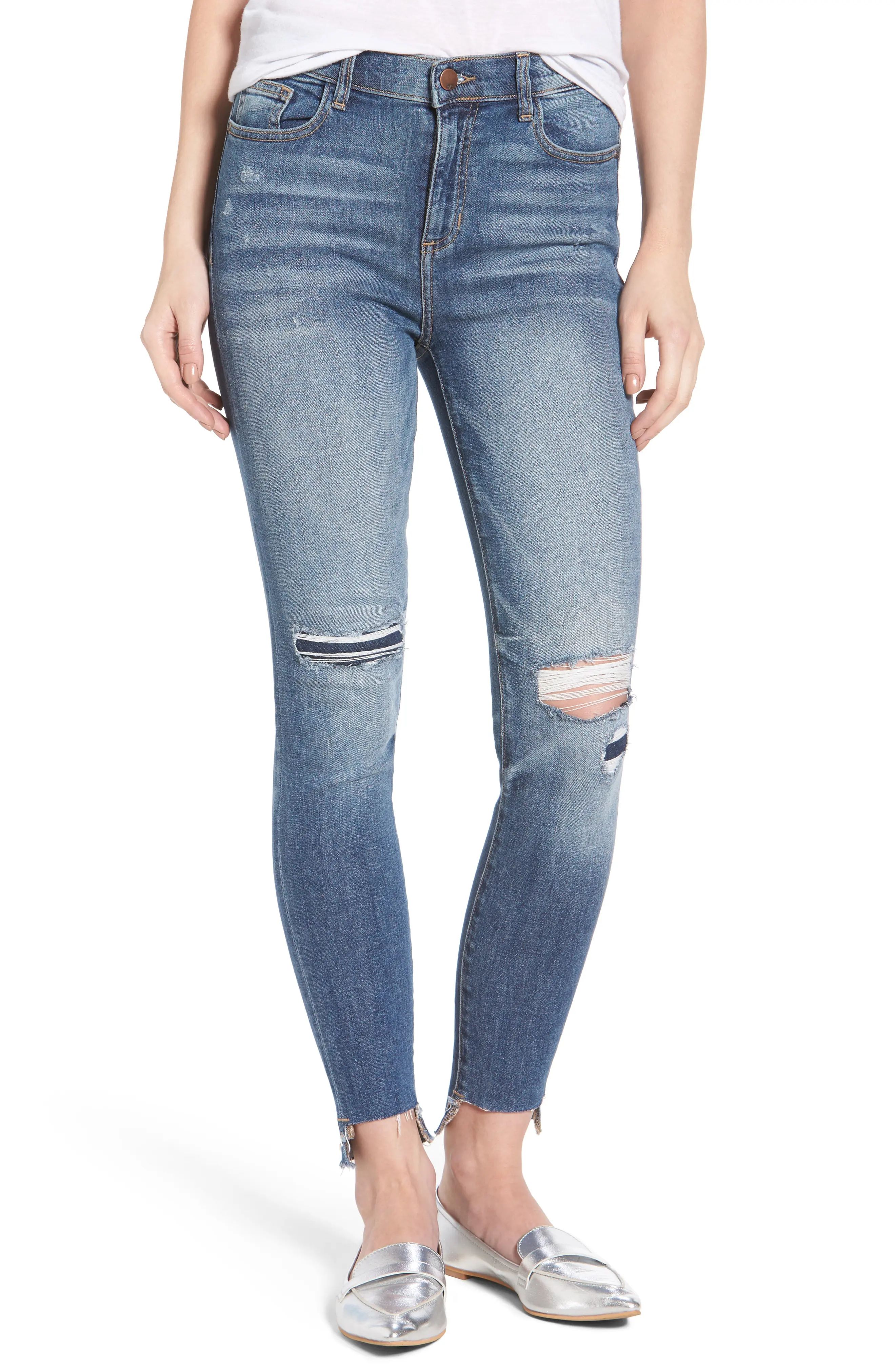 Step Hem Ripped Skinny Jeans | Nordstrom