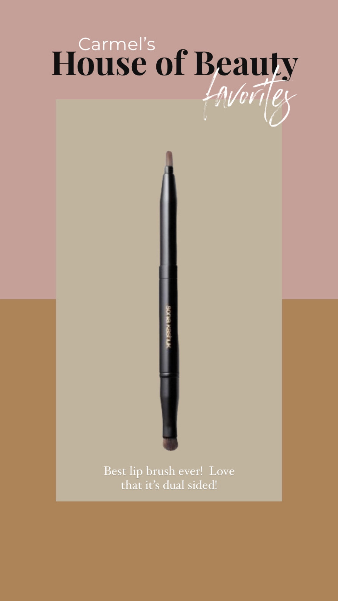 This under $15 lip brush is perfect!  #carmelshouseofbeauty 

#LTKbeauty