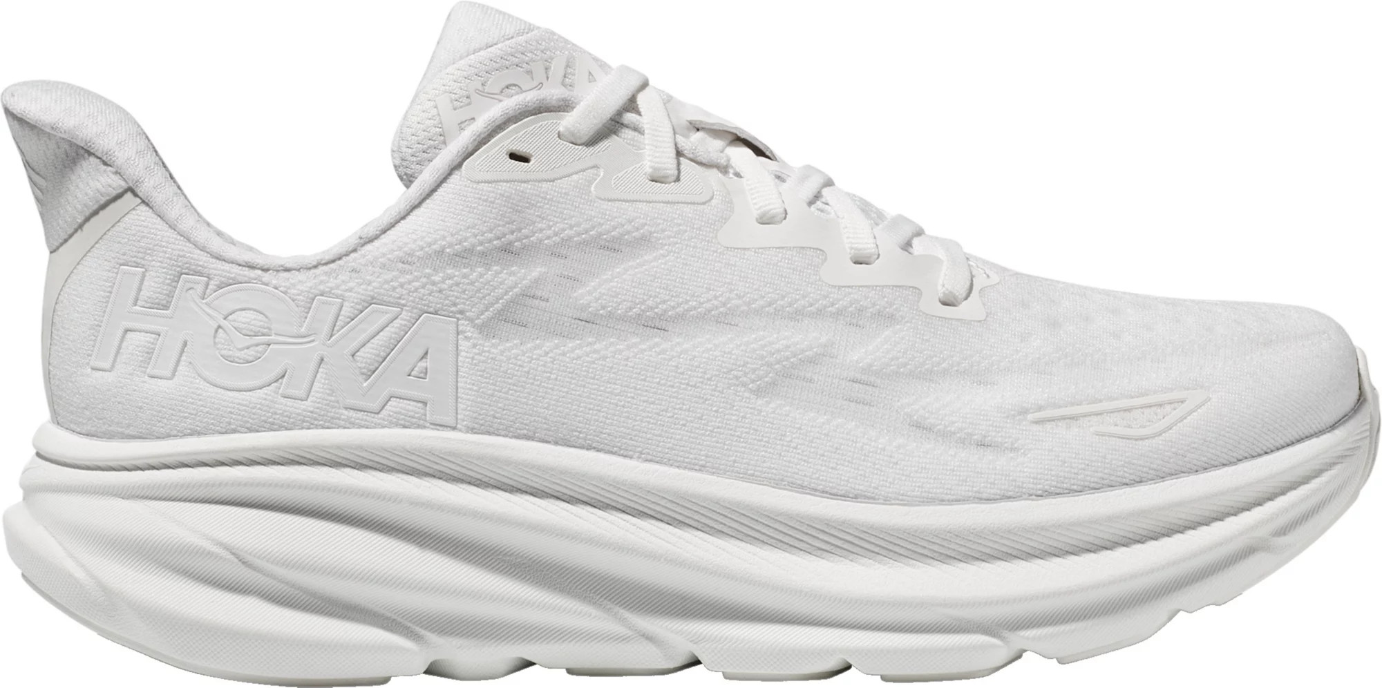 HOKA Men's Clifton 9 Running Shoes, Size 13, Triple White | Dick's Sporting Goods