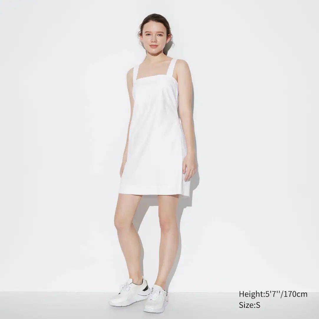 Linen Blend Sleeveless Mini Dress | UNIQLO (UK)