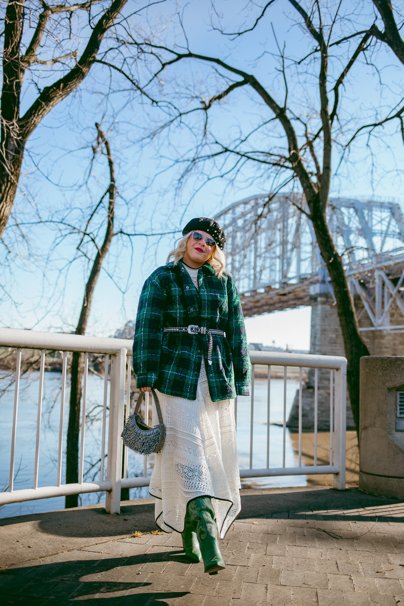 A street style swear dress look ❄️✨

Maxi Dress: Small
Plaid Shacket: Medium
Cowboy Boots: TTS

#LTKSeasonal #LTKshoecrush #LTKstyletip