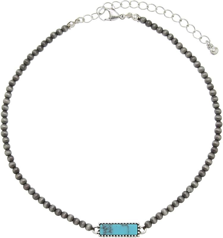 PammyJ Western Style Choker Necklace,13" + 3" ext | Amazon (US)