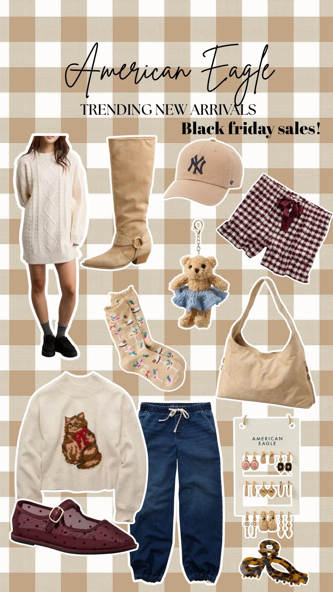 Black Friday sales are happening! American Eagle had the cutest stuff out right now for the holidays 

#LTKCyberWeek #LTKHoliday #LTKGiftGuide