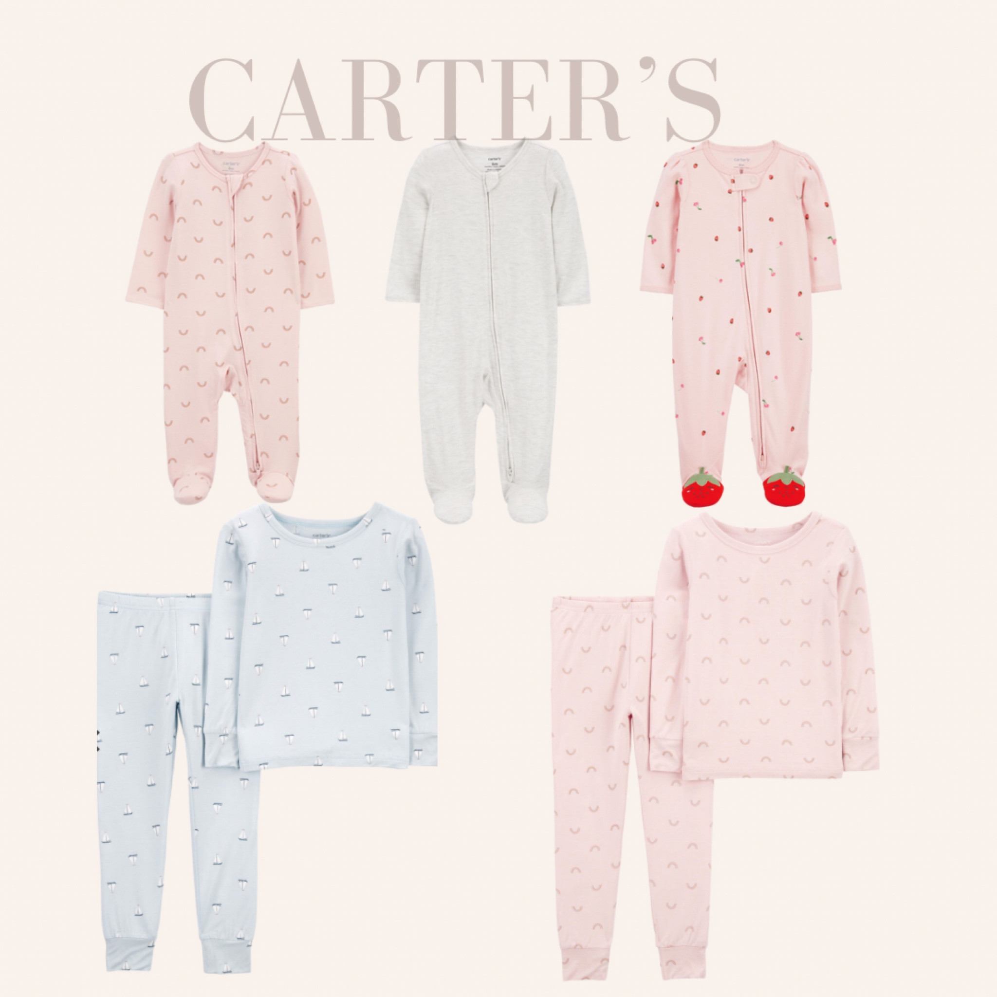 Carter’s has the cutest everything but the pj’s are so cute right now!! They also came out with bamboo styles on sale currently 😍 #pajamas #rainbows #bamboo #soft 

#LTKkids #LTKbaby #LTKsalealert