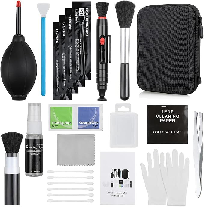 14-in-1 Camera Lens Cleaning Kit - Mirrorless & DSLR Sensor Cleaning Kit for Canon, Sony, Nikon I... | Amazon (US)