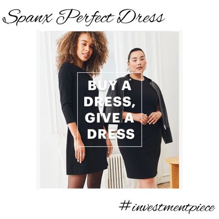 Perfect dresses are hard to come by, so when you find one you get it! And from now to 12/6 when you get you can give- @spanx get a perfect dress and give one to #dressedforsuccess (no extra cost!) #investmentpiece 

#LTKstyletip #LTKSeasonal #LTKworkwear