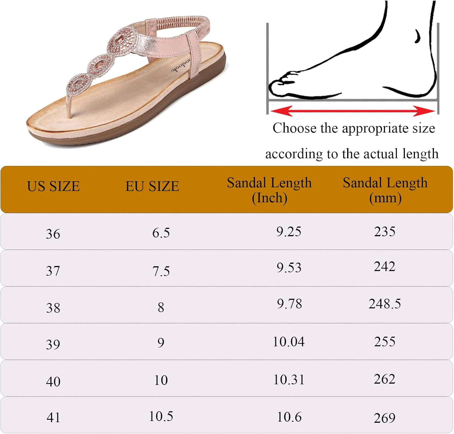 Chaoslook Bohemian Dress Sandals Womens Boho Thong Sandals Comfortable Ankle Strap Summer Beach F... | Amazon (US)