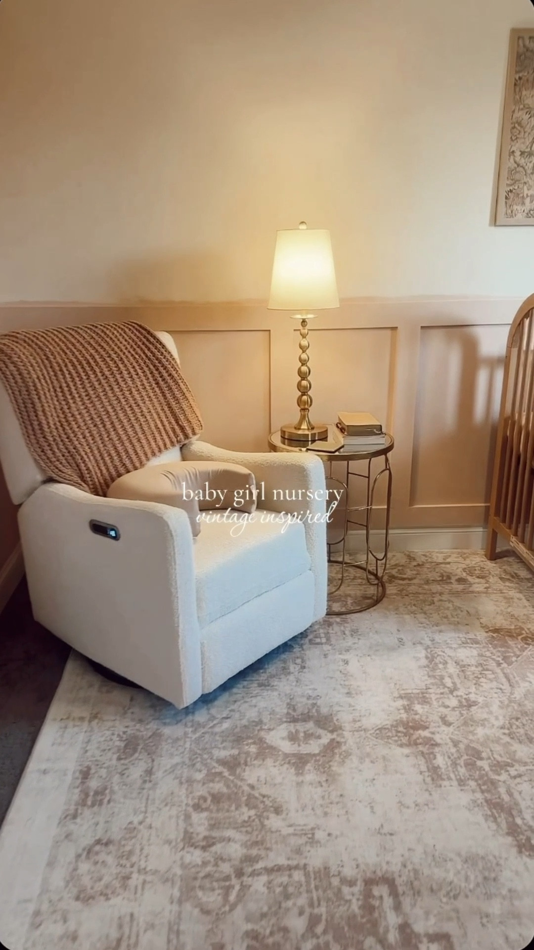 Vintage baby girl nursery is almost done! Just waiting on a few things to be delivered to hang + for the wallpaper to be delivered 🧸💓✨🕊️

loving this wall color and how the accent wall turned out! 🥹🤭 

#LTKHome #LTKKids #LTKBaby