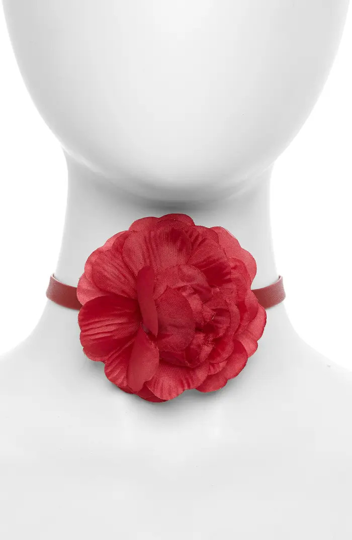 BP. Floral Faux Leather Choker | Nordstrom | Nordstrom
