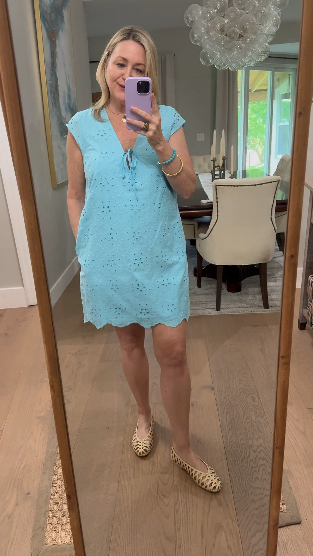 The blue color on this “throw and go“ eyelet dress is so gorgeous. Also available in white. Summer outfit, vacation outfit. ￼

#LTKootd #LTKTravel #LTKSeasonal