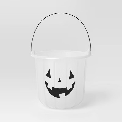 Glow in the Dark Pumpkin Stackable Halloween Trick or Treat Pail - Hyde & EEK! Boutique™ | Target