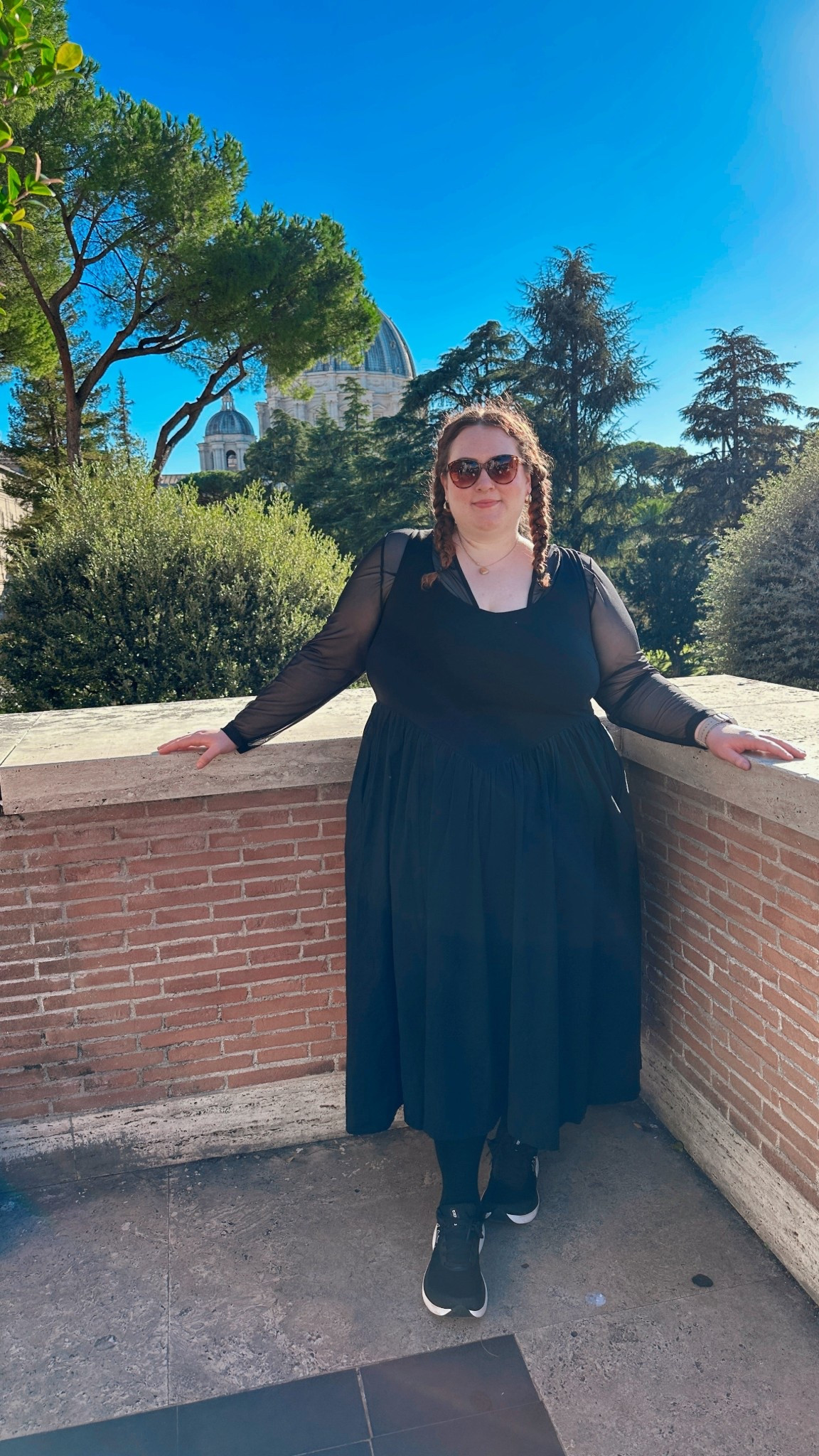 All black for the Vatican- our tour guide said that’s the most appropriate color for meeting the pope! 

#LTKMidsize #LTKPlusSize