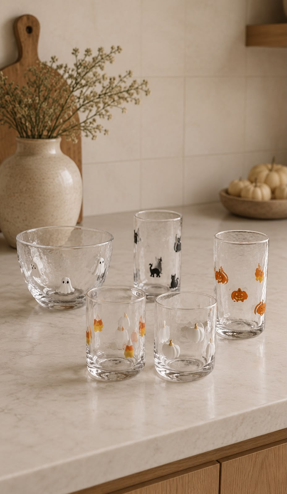 These festive glasses are such a fun way to bring a little Halloween into your home. Perfect for coffee, mocktails, or hosting friends, and they’re too cute not to display all season long!

#LTKhome #LTKfamily #LTKsummer