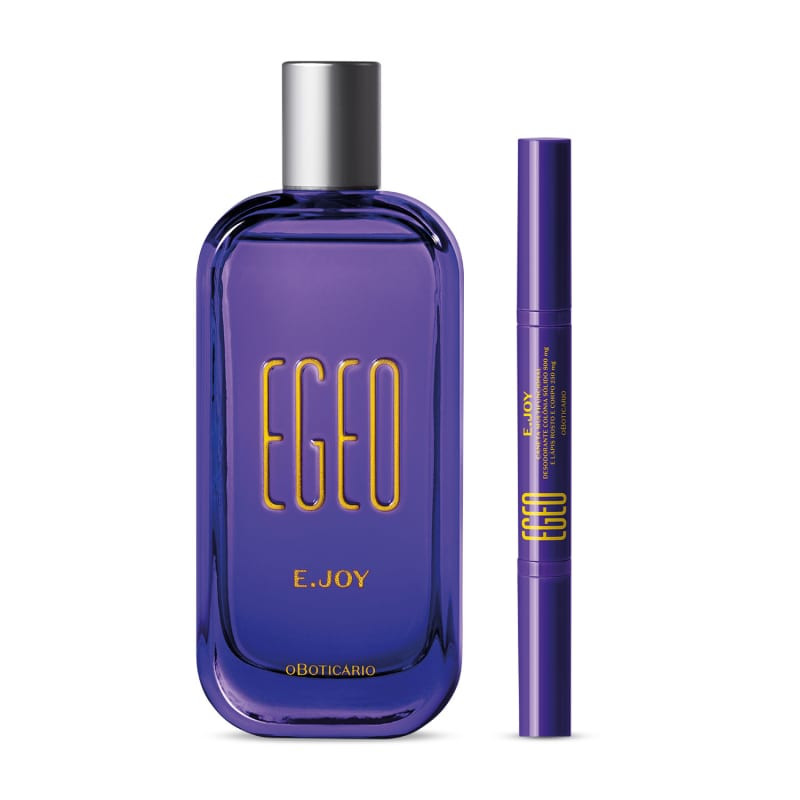 Combo Egeo E.Joy: Desodorante Colônia 90ml + Caneta Multifuncional 1,1g | oBoticario (BR)