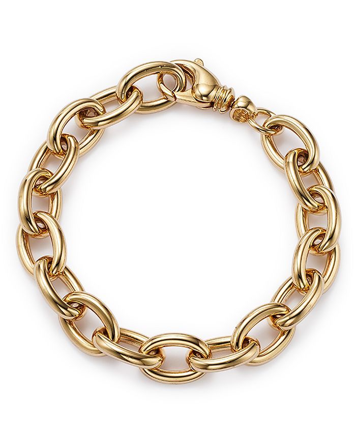 14K Yellow Gold Oval Link Chain Bracelet - 100% Exclusive | Bloomingdale's (US)