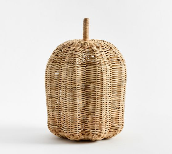 Eclectic Woven Pumpkin | Pottery Barn (US)