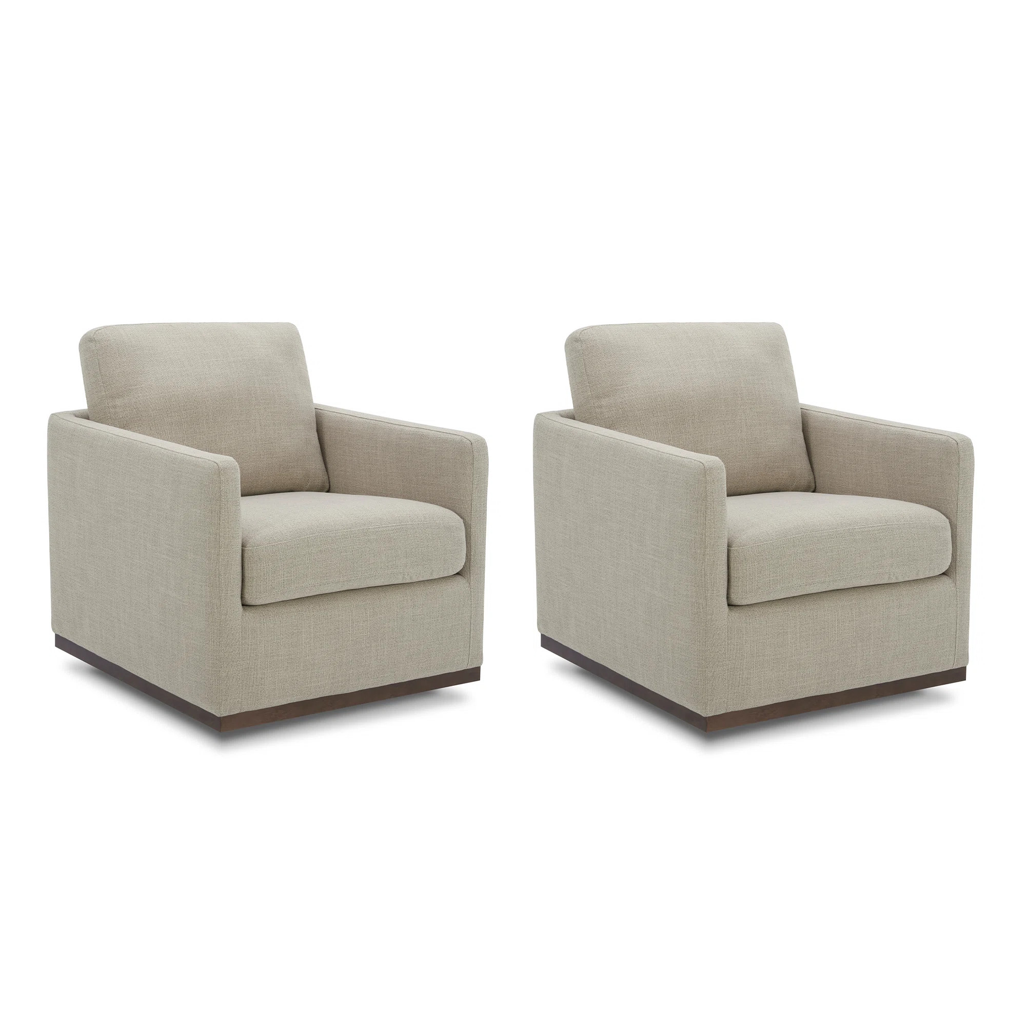 Bobbi Upholstered Swivel Armchair | Wayfair North America