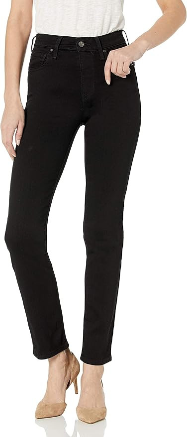 Levi's Womens 724 High Rise Straight Jeans | Amazon (US)