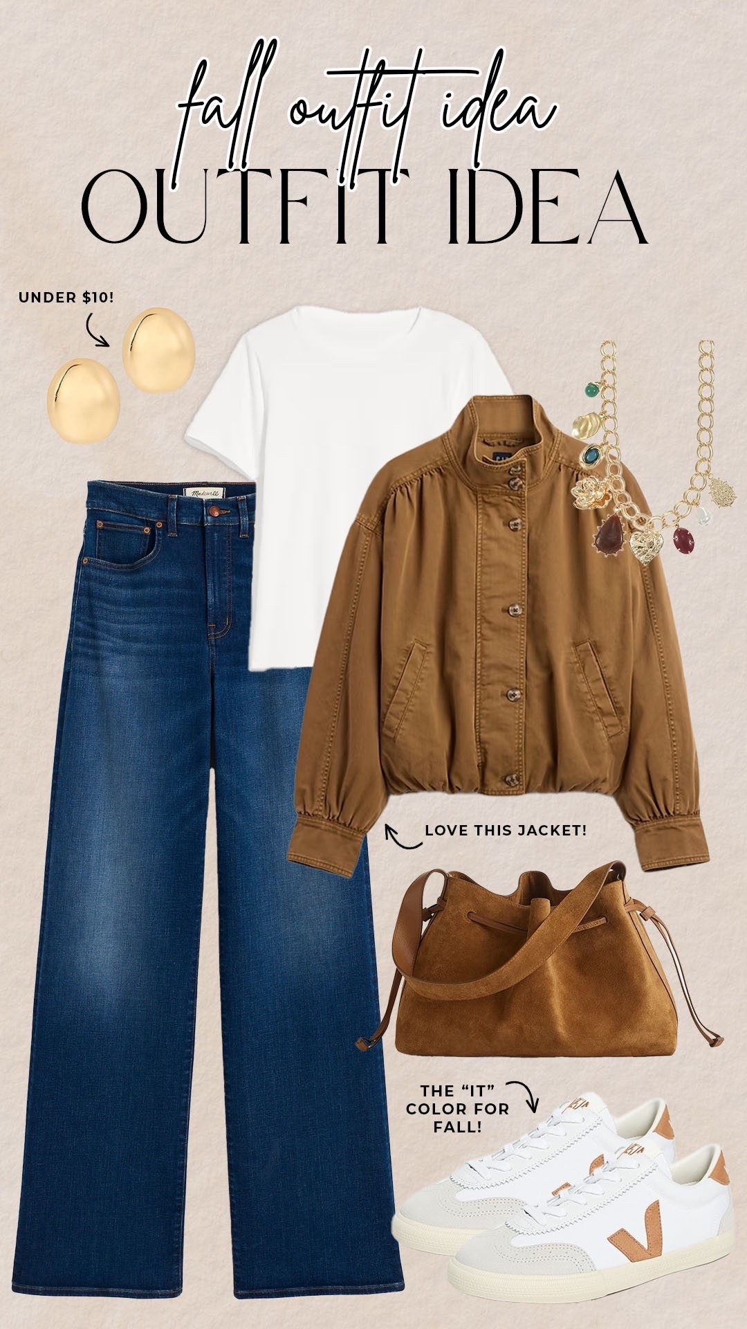 Chic fall outfit idea!

#fallstyle

Fall style. Wide leg jeans. Trendy fall outfit. Neutral fall style  

#LTKFindsUnder100 #LTKStyleTip #LTKSeasonal