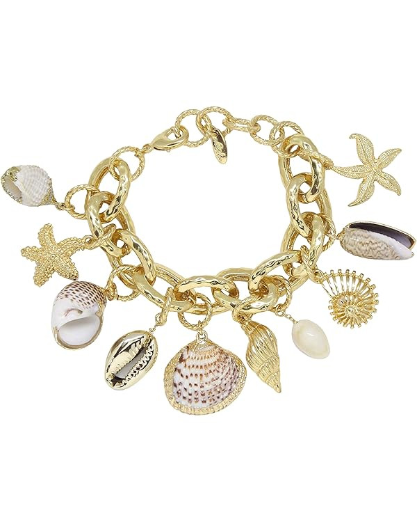 Ettika 18k Gold Plated Bracelets for Women - Mermaid Tears Bracelet. Fashion Jewelry and Accessor... | Amazon (US)