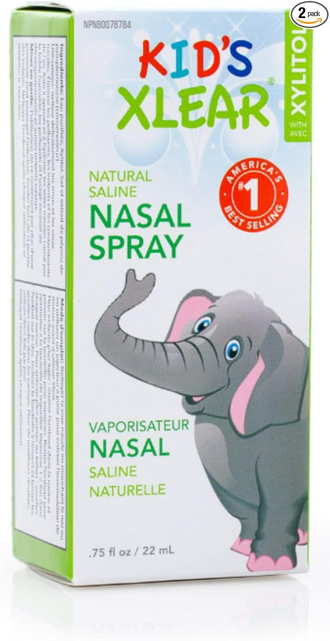 Xlear Kids' Nasal Spray, Natural Saline Nasal Spray for Kids with Xylitol, Daily Nasal Decongesta... | Amazon (US)