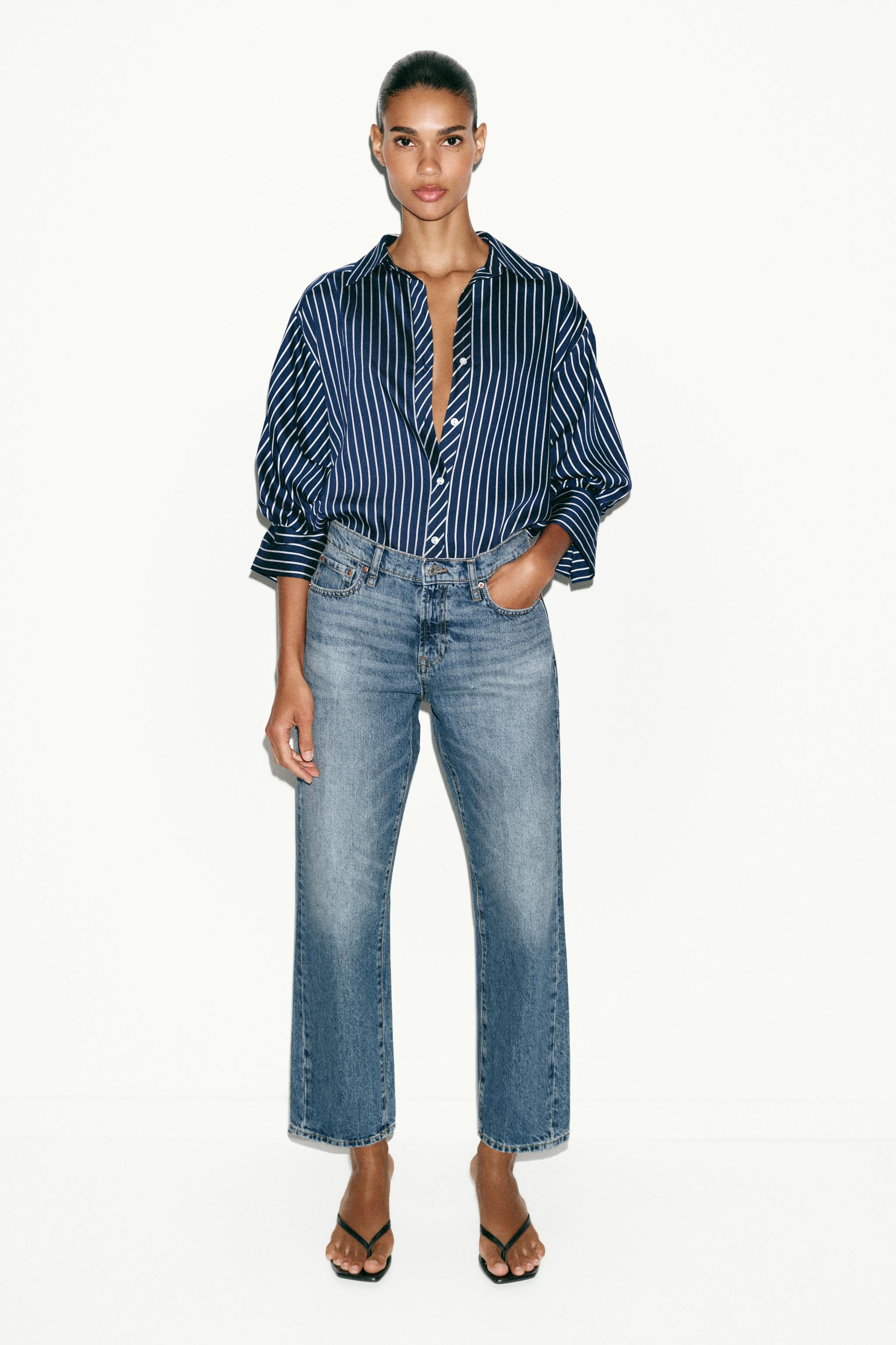 Z1975 CROPPED MID-RISE JEANS | Zara Canada
