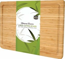 Extra Large Bamboo Cutting Board 17 x 12" in Wholesale Lot Utopia Kitchen | eBay US